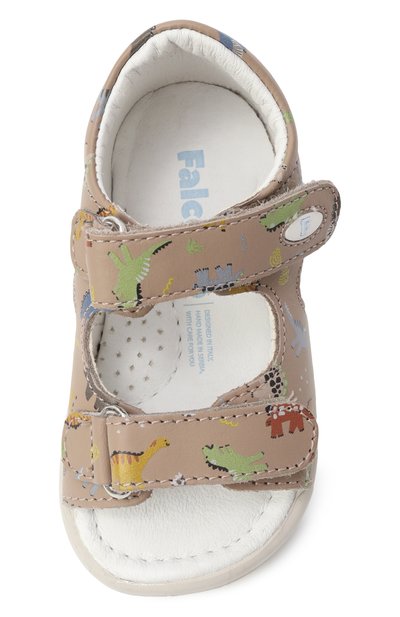 Кожаные сандалии new river FALCOTTO бежевого цвета по цене 9550 руб., арт. 1500728/74/18-26, фото 4 Кожаные сандалии new river FALCOTTO, арт. 1500728/74/18-26, фото 4