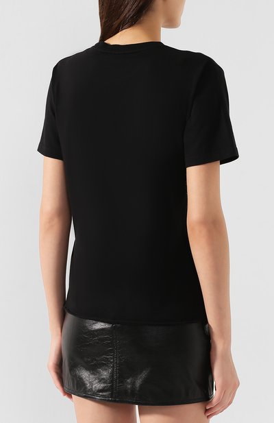 Хлопковая футболка SAINT LAURENT, арт. 590384/YBMJ2, фото 4