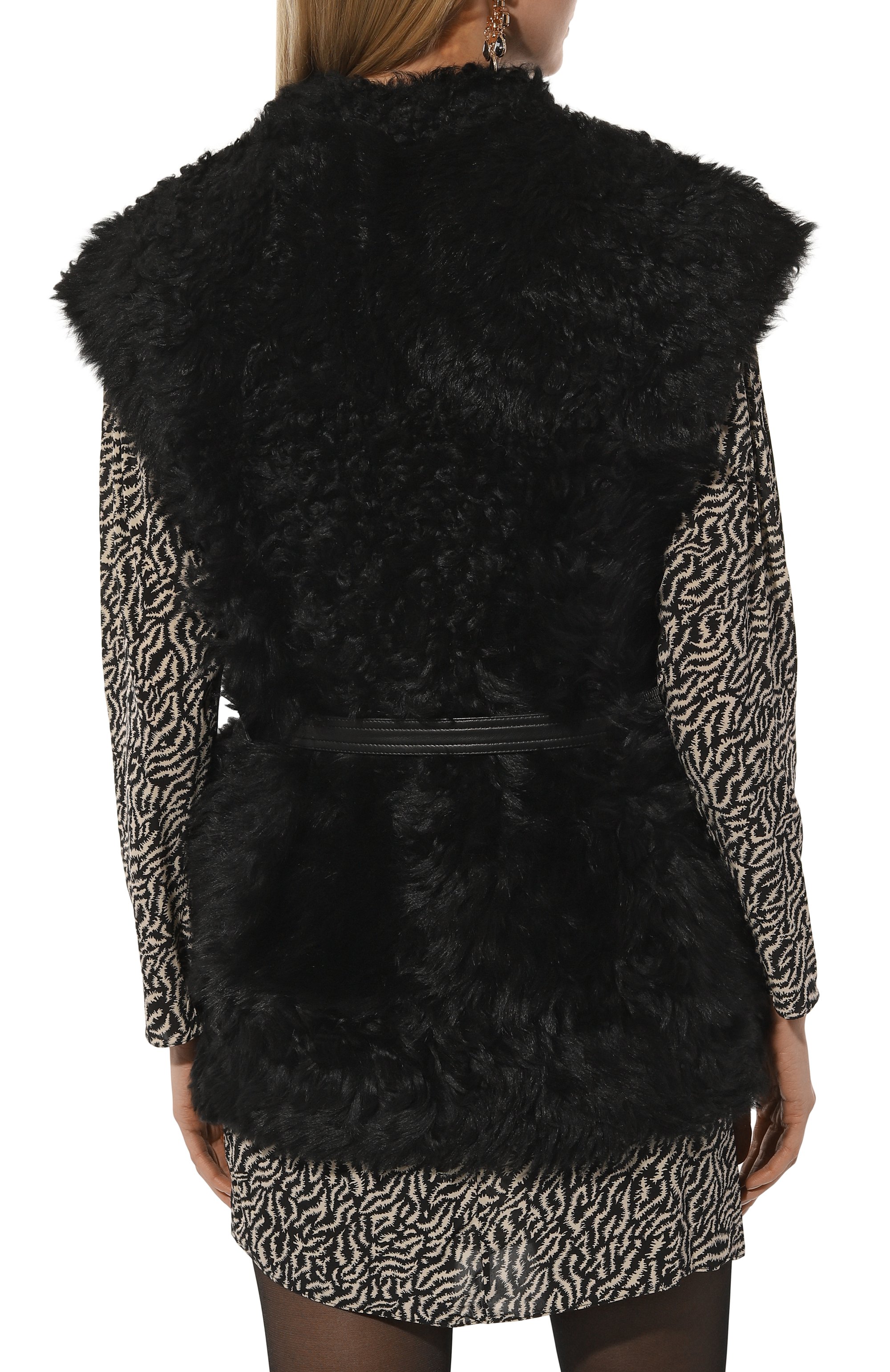 Двусторонний жилет из меха овчины VENERA M., арт. YLKBP, фото 4