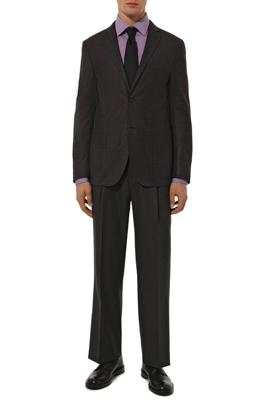 Шерстяной пиджак Corneliani 946002-9416277 Коричневый  946002-9416277 Фото 2