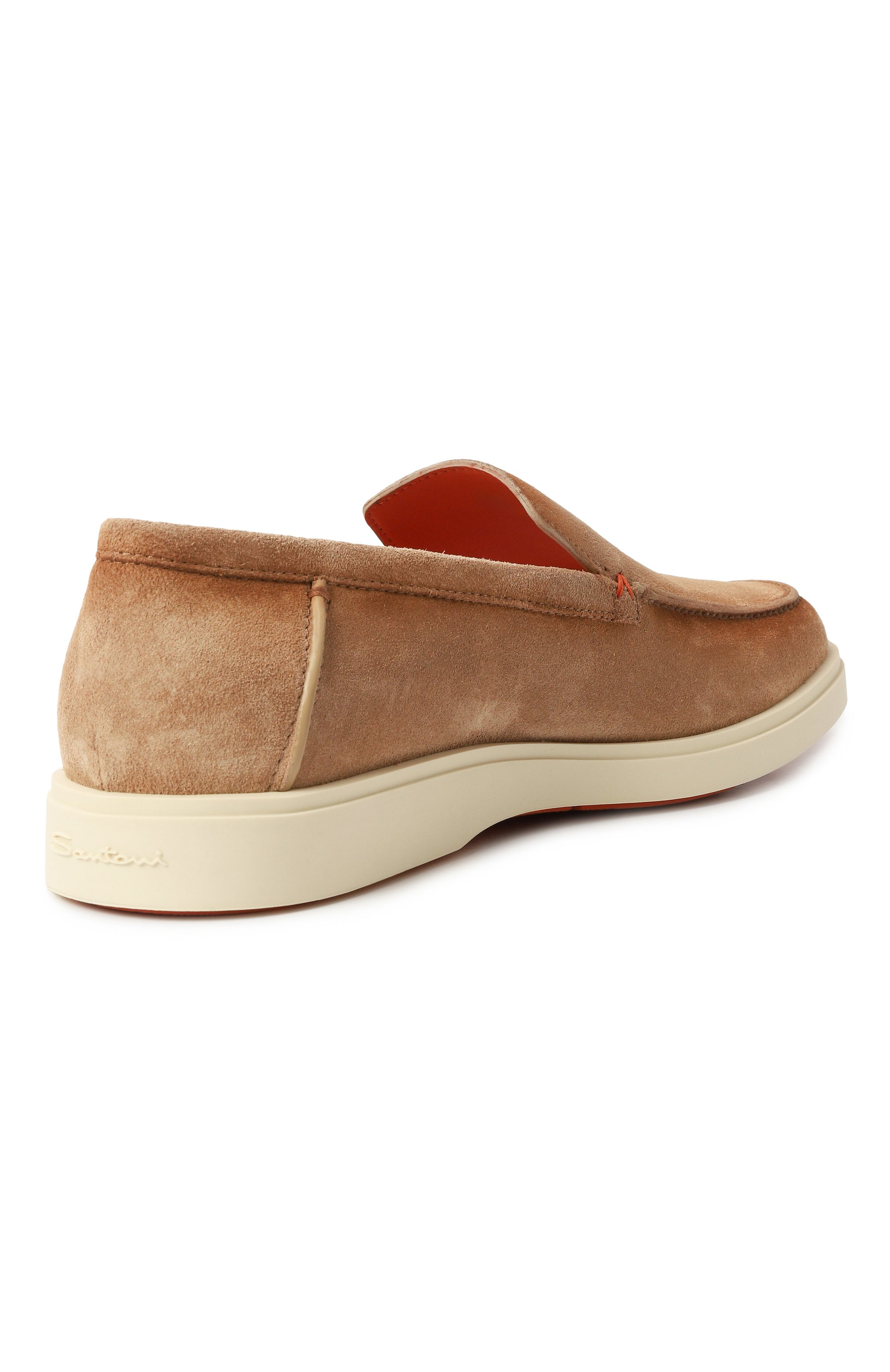 Замшевые лоферы detroit SANTONI, арт. MGDG17824TICBGEX, фото 5