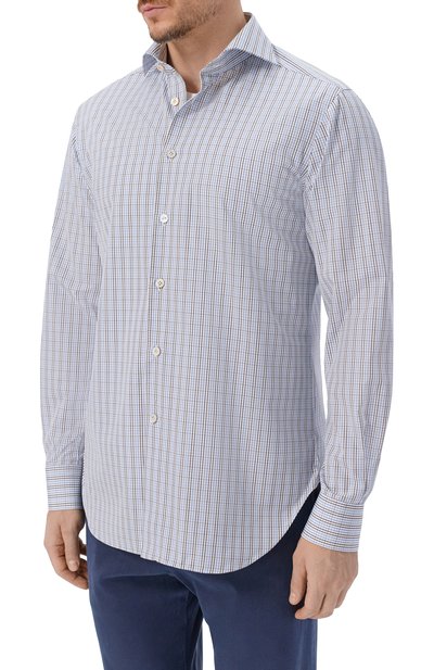 Хлопковая сорочка KITON, арт. UCCH0948223, фото 3