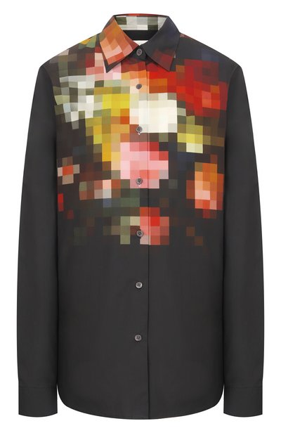 Женская хлопковая рубашка DRIES VAN NOTEN, арт. 010703/4018