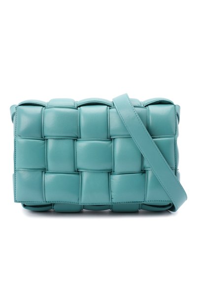 Сумка padded cassette BOTTEGA VENETA голубого цвета по цене 523000 руб., арт. 591970/VCQR1, фото 5 Сумка padded cassette BOTTEGA VENETA, арт. 591970/VCQR1, фото 5