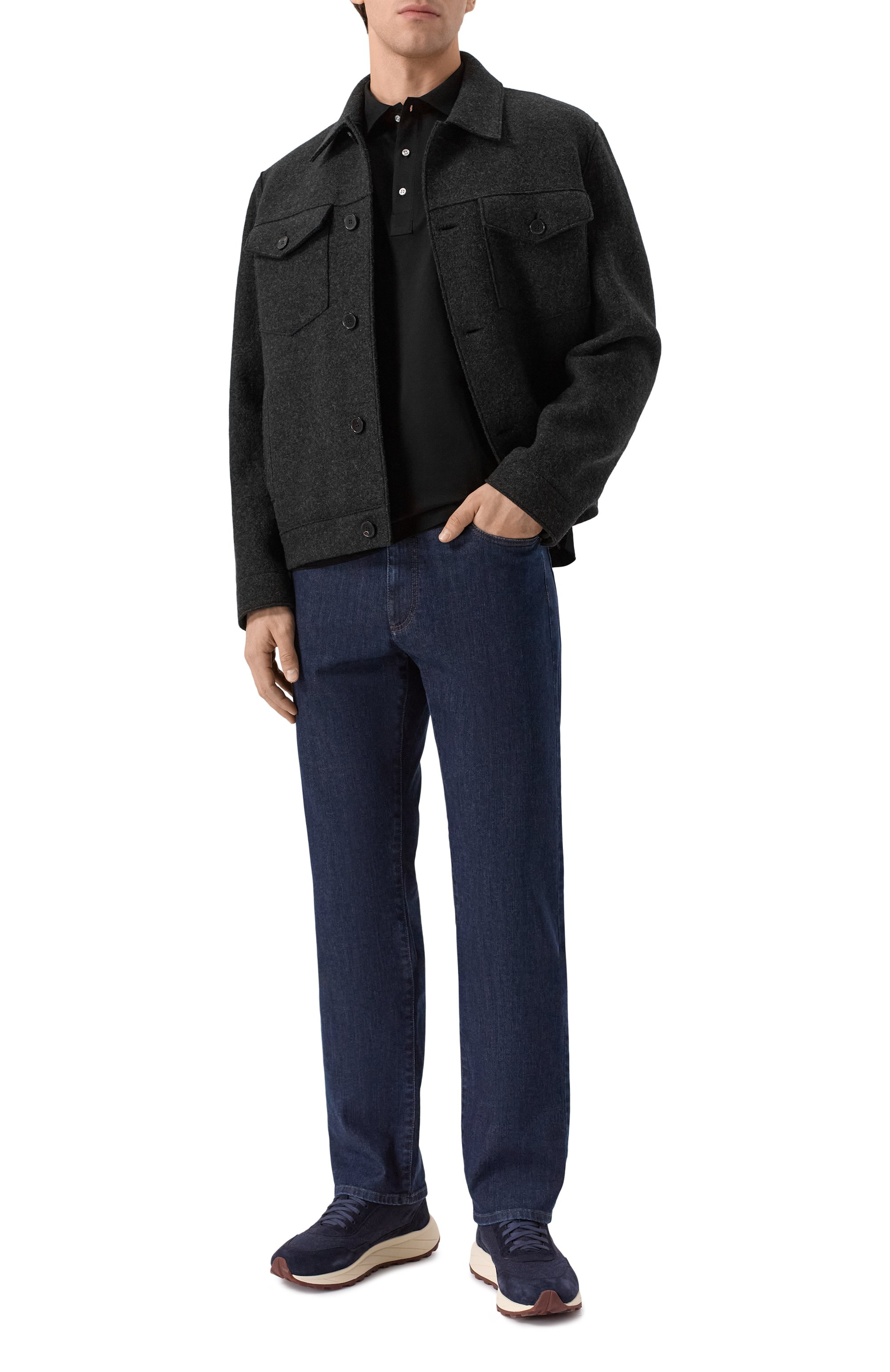 Хлопковое поло PAUL&SHARK, арт. 99311025, фото 2