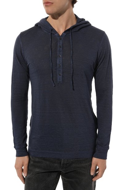 Льняной лонгслив-хенли 120% LINO, арт. Y0M7553/000E908/S00, фото 3