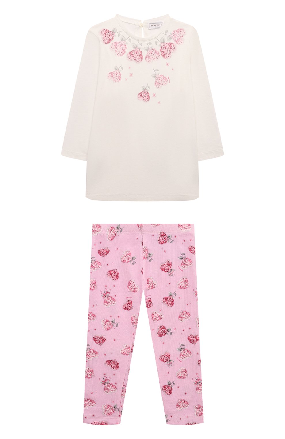 Комплект из лонгслива и легинсов MONNALISA, арт. 31D500NP, фото 1