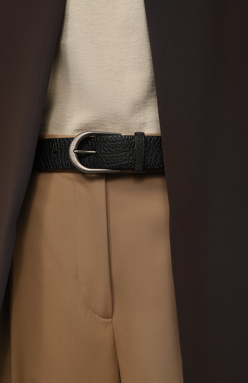 Кожаный ремень BRUNELLO CUCINELLI, арт. M0JUMB1022, фото 2