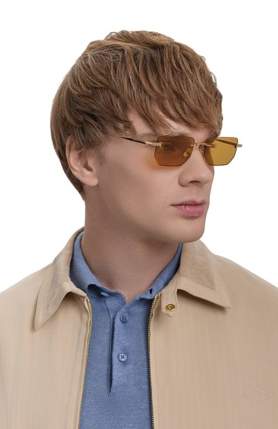 Солнцезащитные очки TOM FORD желтого цвета по цене 65500 руб., арт. TF1355 30E, фото 2 Солнцезащитные очки TOM FORD, арт. TF1355 30E, фото 2