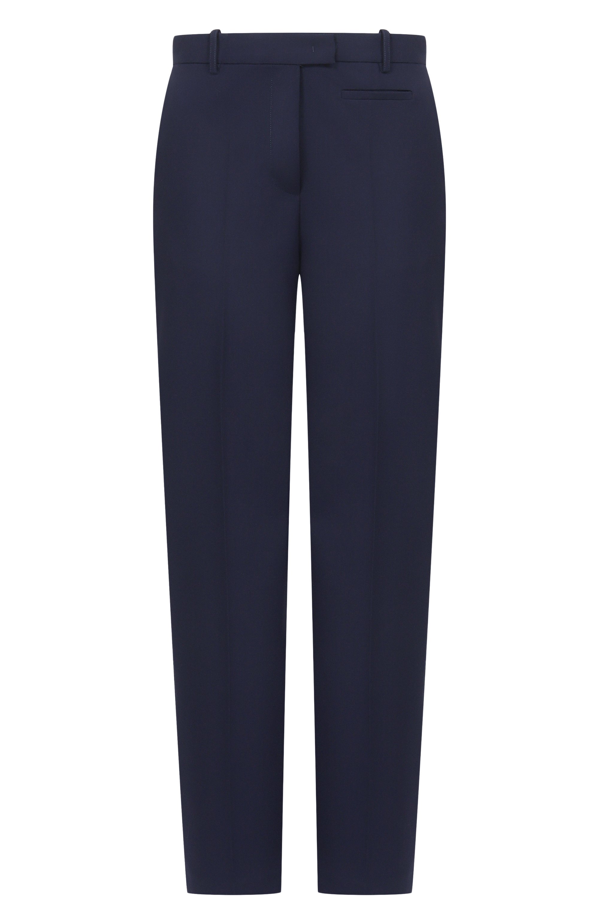 Брюки из шерсти и вискозы 12 STOREEZ синего цвета по цене 22000 руб., арт. 136847, фото 1 Брюки из шерсти и вискозы 12 STOREEZ, арт. 136847, фото 1