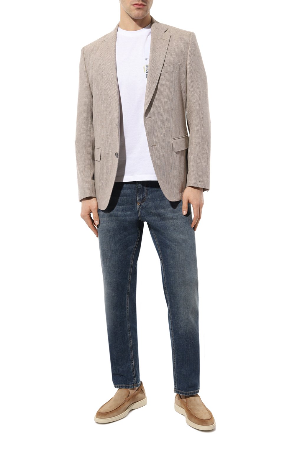 Пиджак из хлопка и шерсти BOSS, арт. 50509504, фото 2