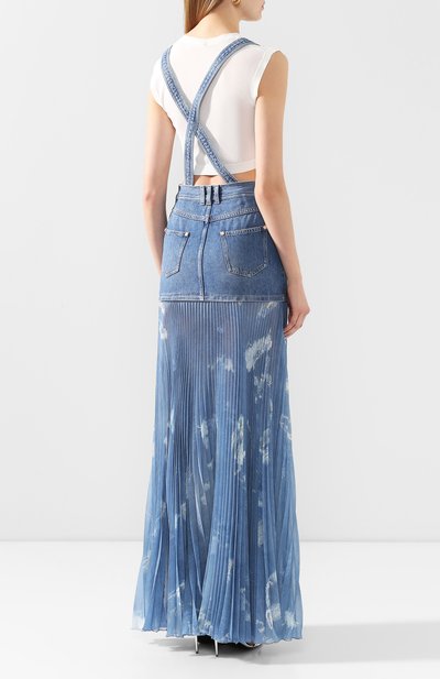 Джинсовая юбка BALMAIN, арт. TF14708/D018, фото 4