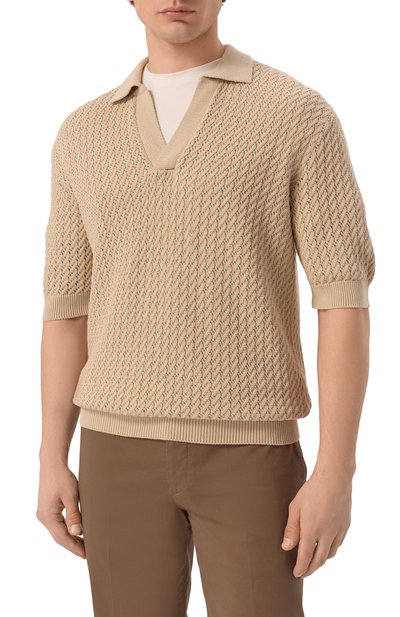 Хлопковое поло ANDREA CAMPAGNA, арт. M5426-9022, фото 3