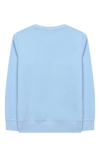 Хлопковый свитшот MONTA JR голубого цвета по цене 5995 руб., арт. CARSIAN SWEAT, фото 2 Хлопковый свитшот MONTA JR, арт. CARSIAN SWEAT, фото 2