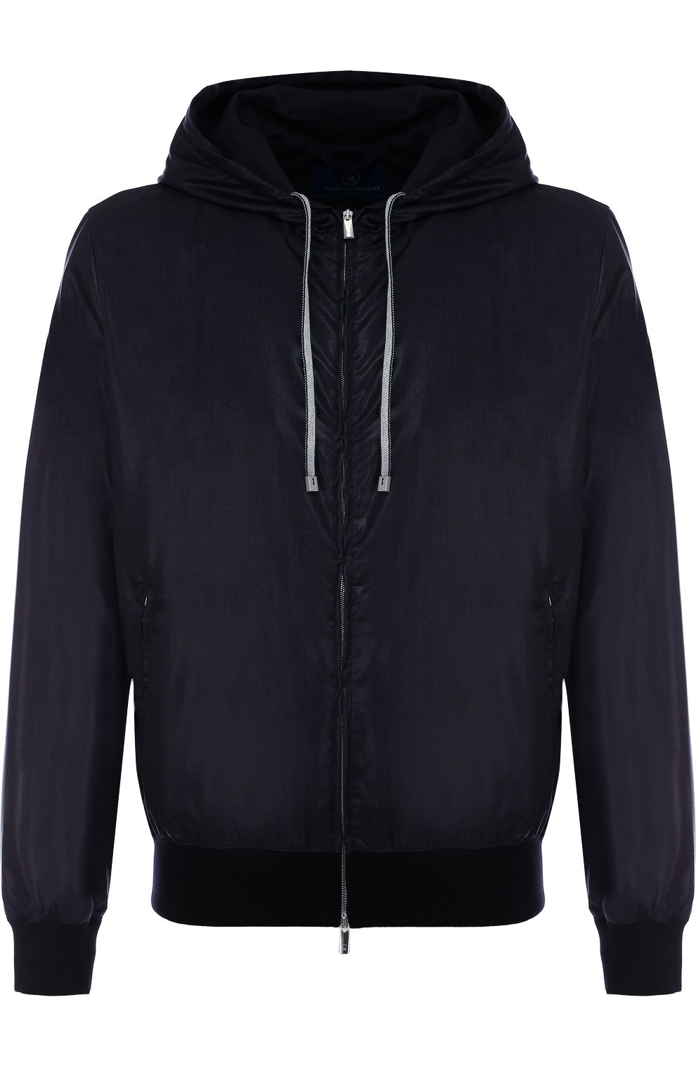 Шерстяной бомбер на молнии с капюшоном ANDREA CAMPAGNA, арт. 4M404.WP00.CAMPAGNA., фото 1