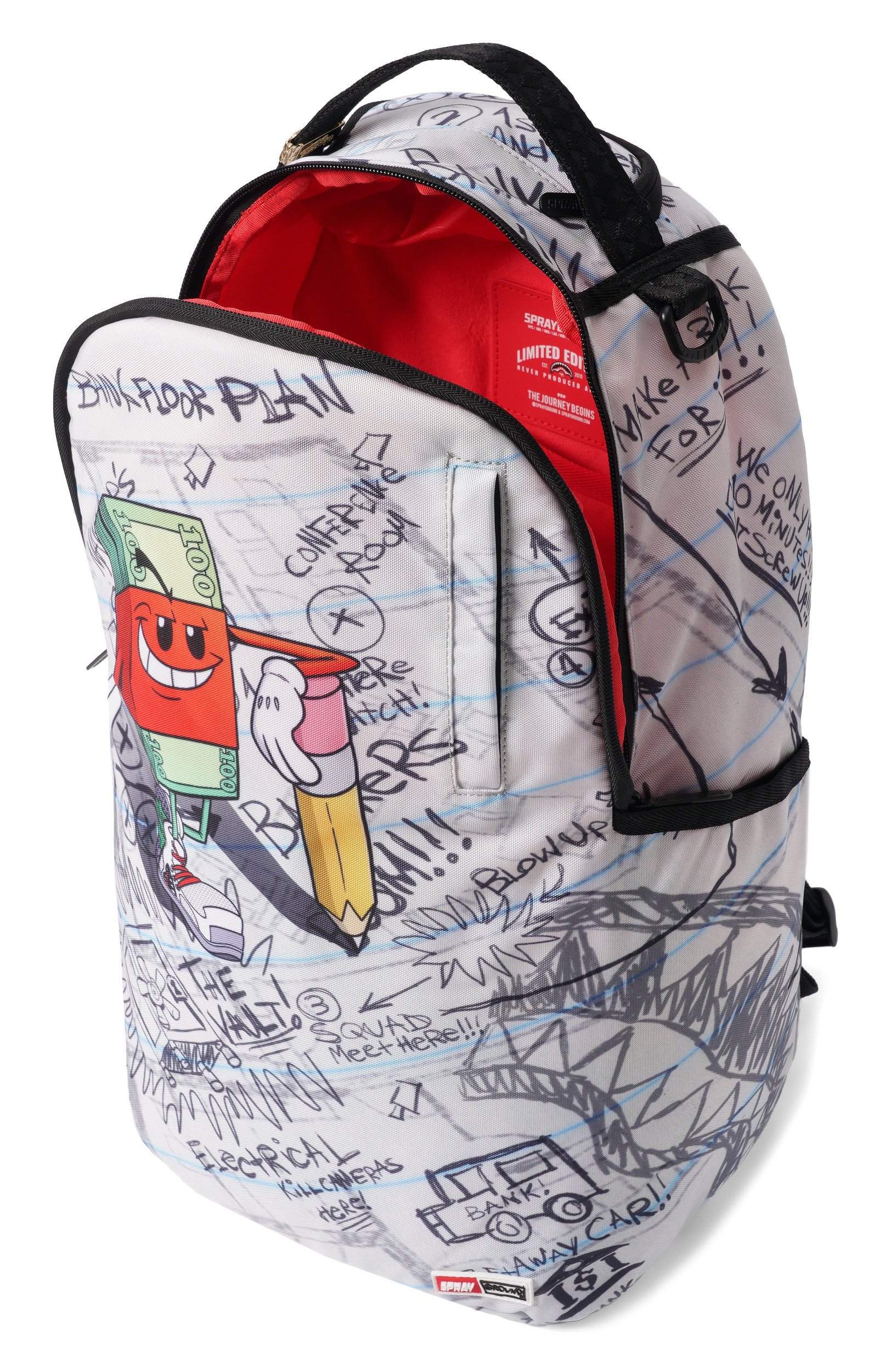 Рюкзак SPRAYGROUND, арт. 910B8389NSZ/M0NEY B0Y PENCIL D00DLES, фото 3