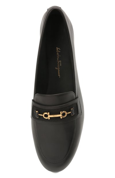 Кожаные лоферы FERRAGAMO, арт. Z-07411831C, фото 5