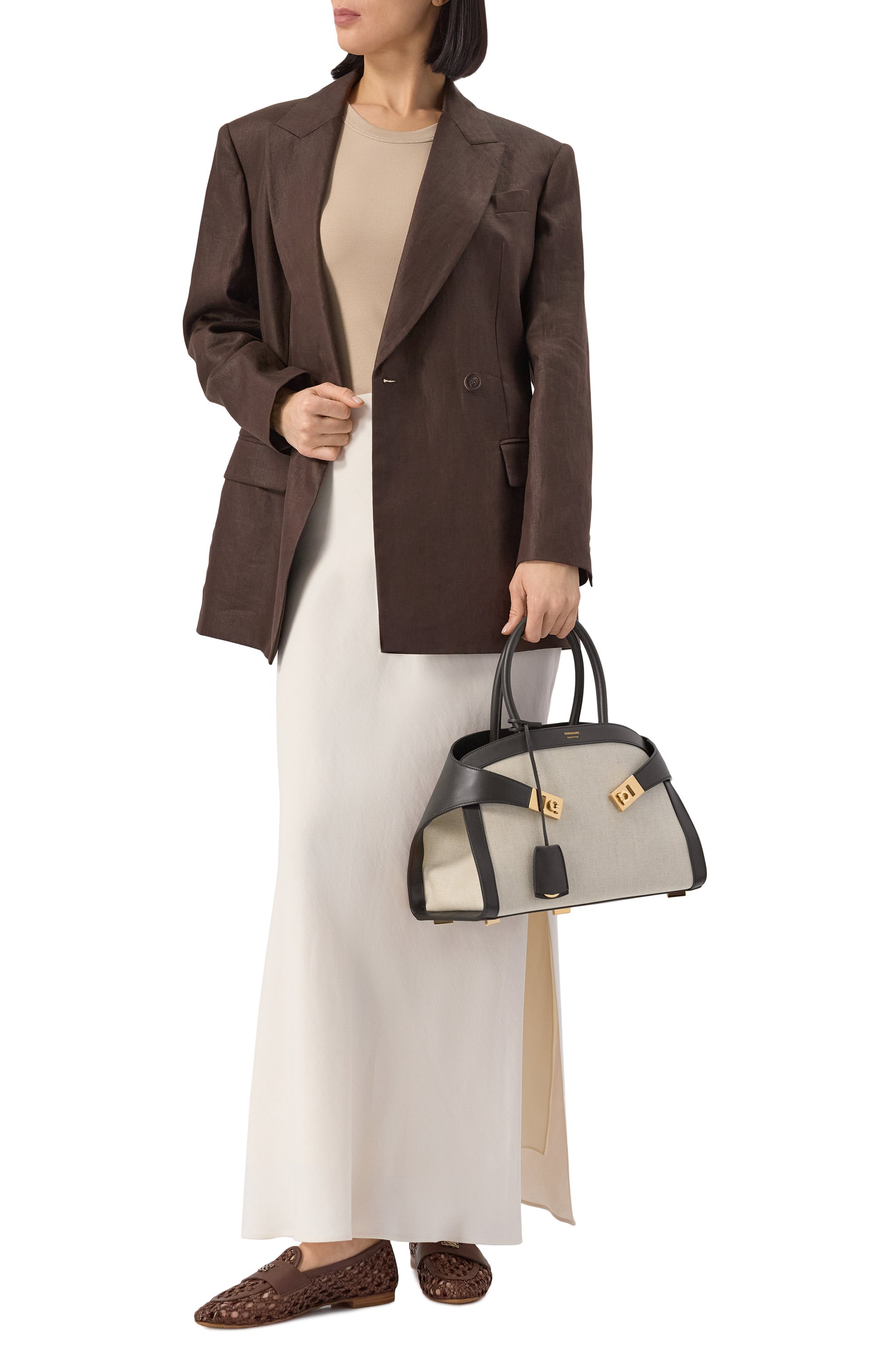 Сумка hug medium FERRAGAMO, арт. 216377/768825, фото 7