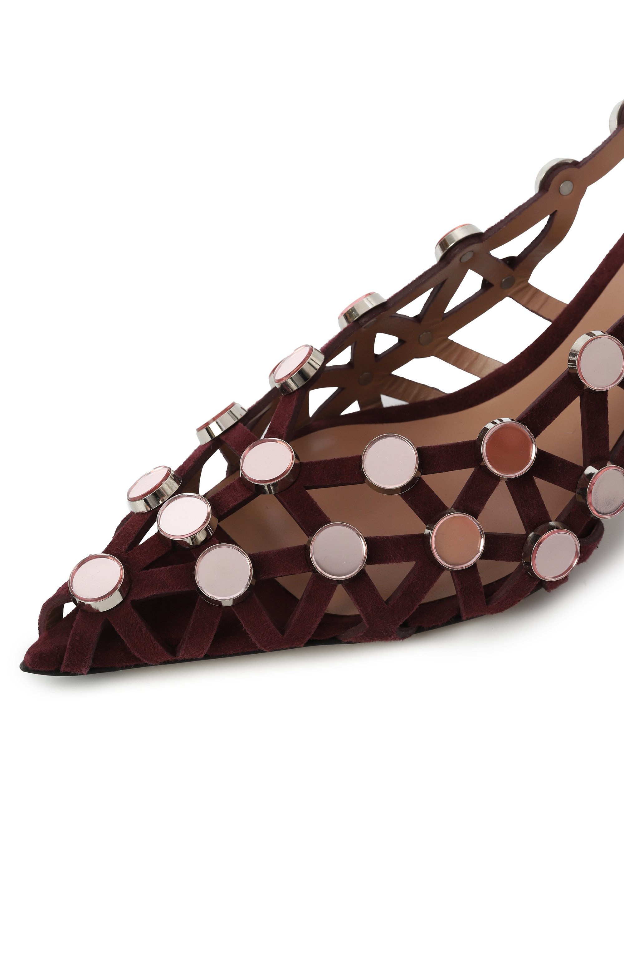 Замшевые туфли grid THE ATTICO, арт. 250WSH00844/LBT007SA, фото 7