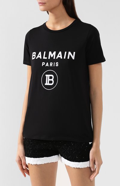 Хлопковая футболка BALMAIN, арт. SF11361/I193, фото 3