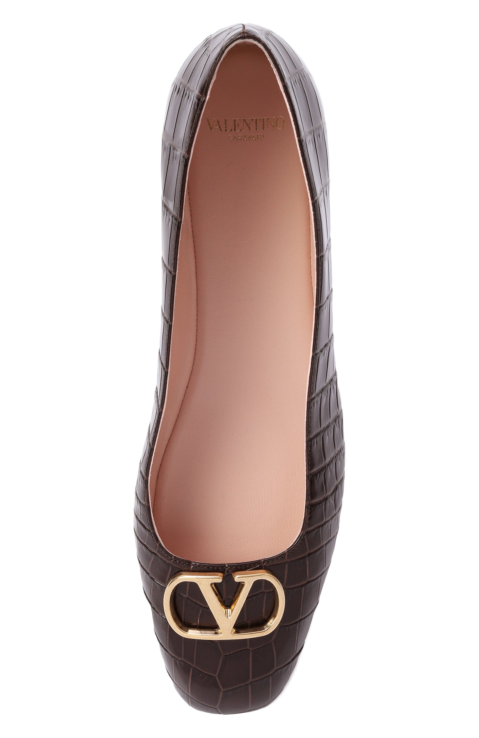 Кожаные балетки vlogo VALENTINO, арт. 9W2S0PI8/LUR, фото 6