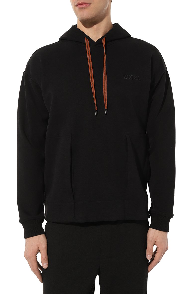 Хлопковое худи ZEGNA, арт. N6MH01720, фото 3