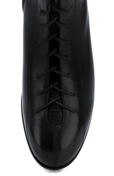 Кожаные ботинки bota BY FAR, арт. 18019-05-BBLKL, фото 5