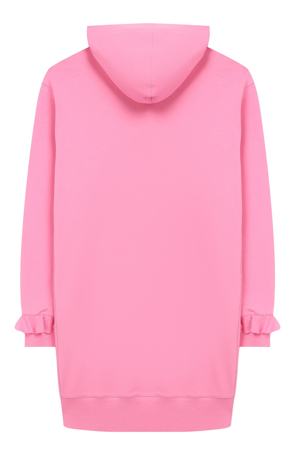 Хлопковое платье с капюшоном PHILOSOPHY DI LORENZO SERAFINI KIDS розового цвета по цене 10950 руб., арт. PJAB31/FE147/UH006/L-XL, фото 2 Хлопковое платье с капюшоном PHILOSOPHY DI LORENZO SERAFINI KIDS, арт. PJAB31/FE147/UH006/L-XL, фото 2