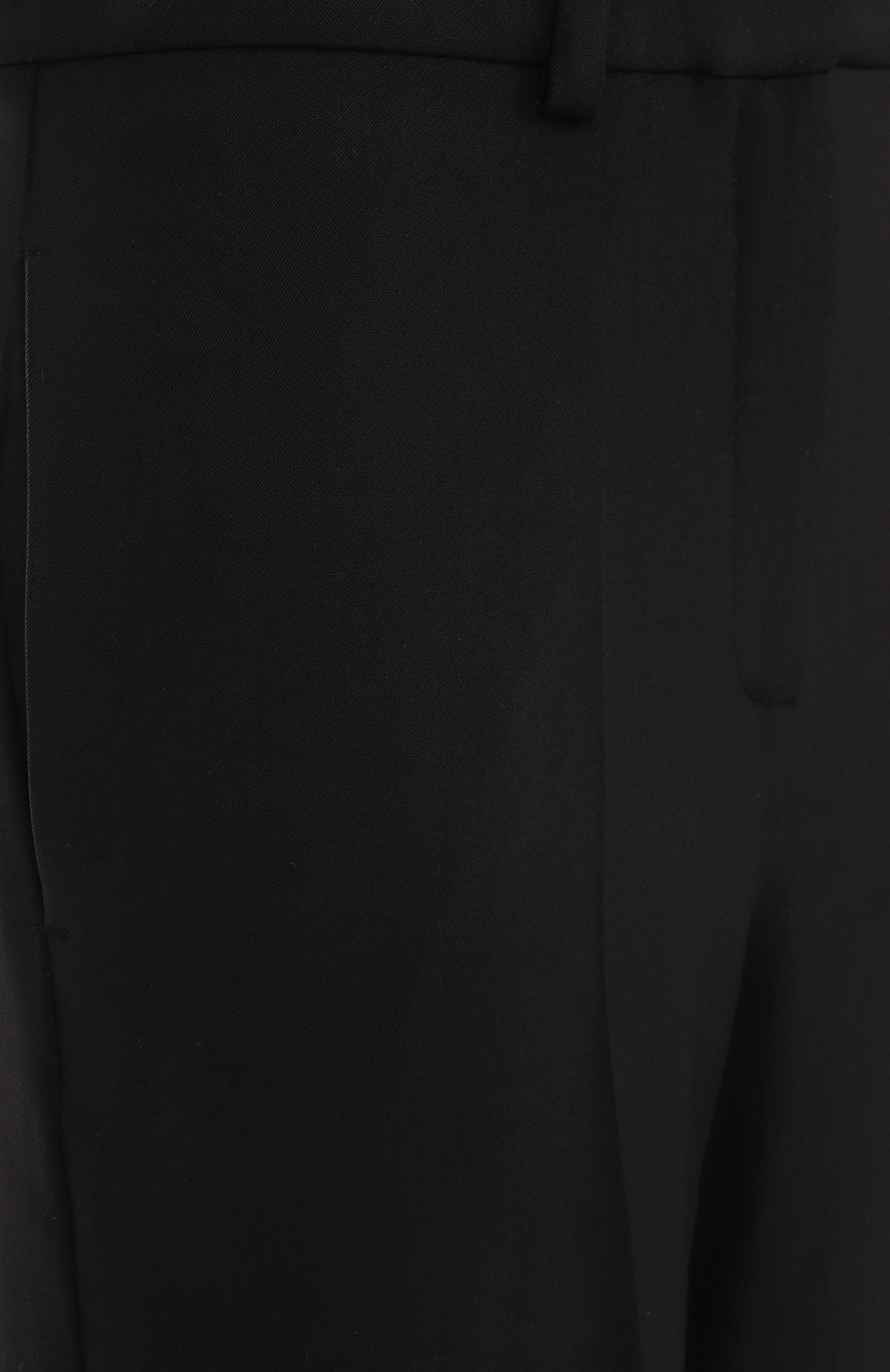 Брюки LESYANEBO черного цвета по цене 40000 руб., арт. LN07H-1057_MAR, фото 6 Брюки LESYANEBO, арт. LN07H-1057_MAR, фото 6