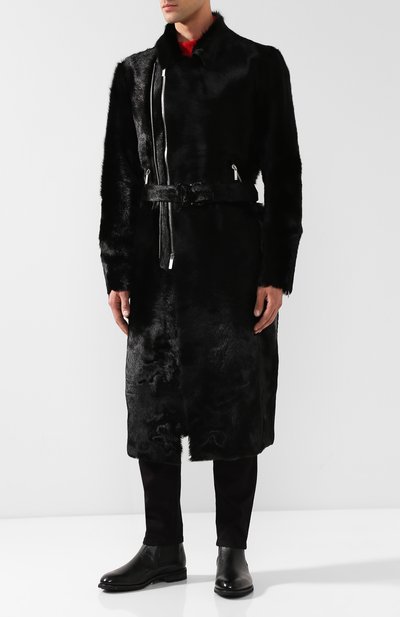 Шуба EMPORIO ARMANI черного цвета по цене 674500 руб., арт. 11L40P/11P42, фото 3 Шуба EMPORIO ARMANI, арт. 11L40P/11P42, фото 3