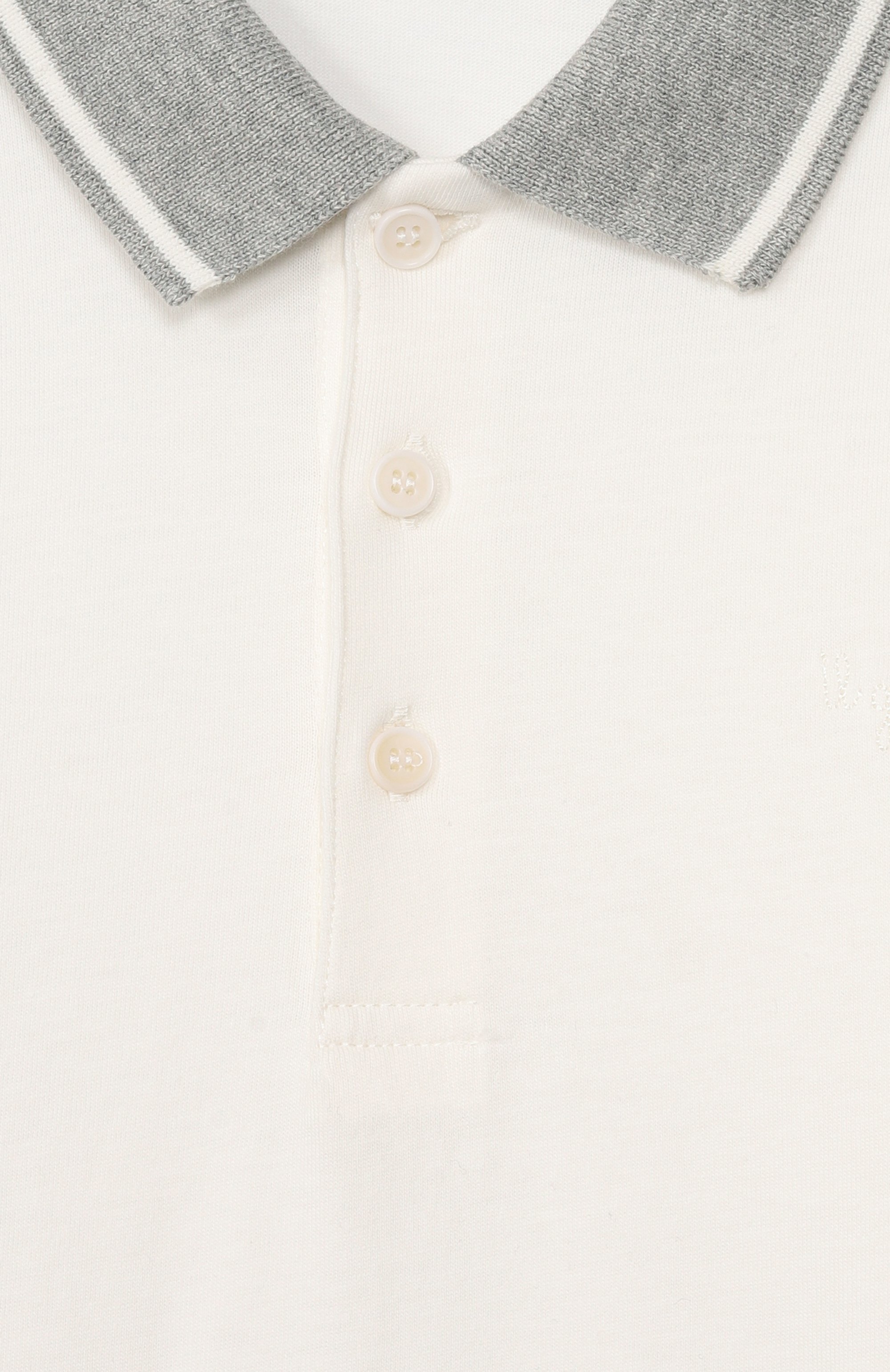 Хлопковое поло IL GUFO, арт. A25GP00002MF002_002, фото 3