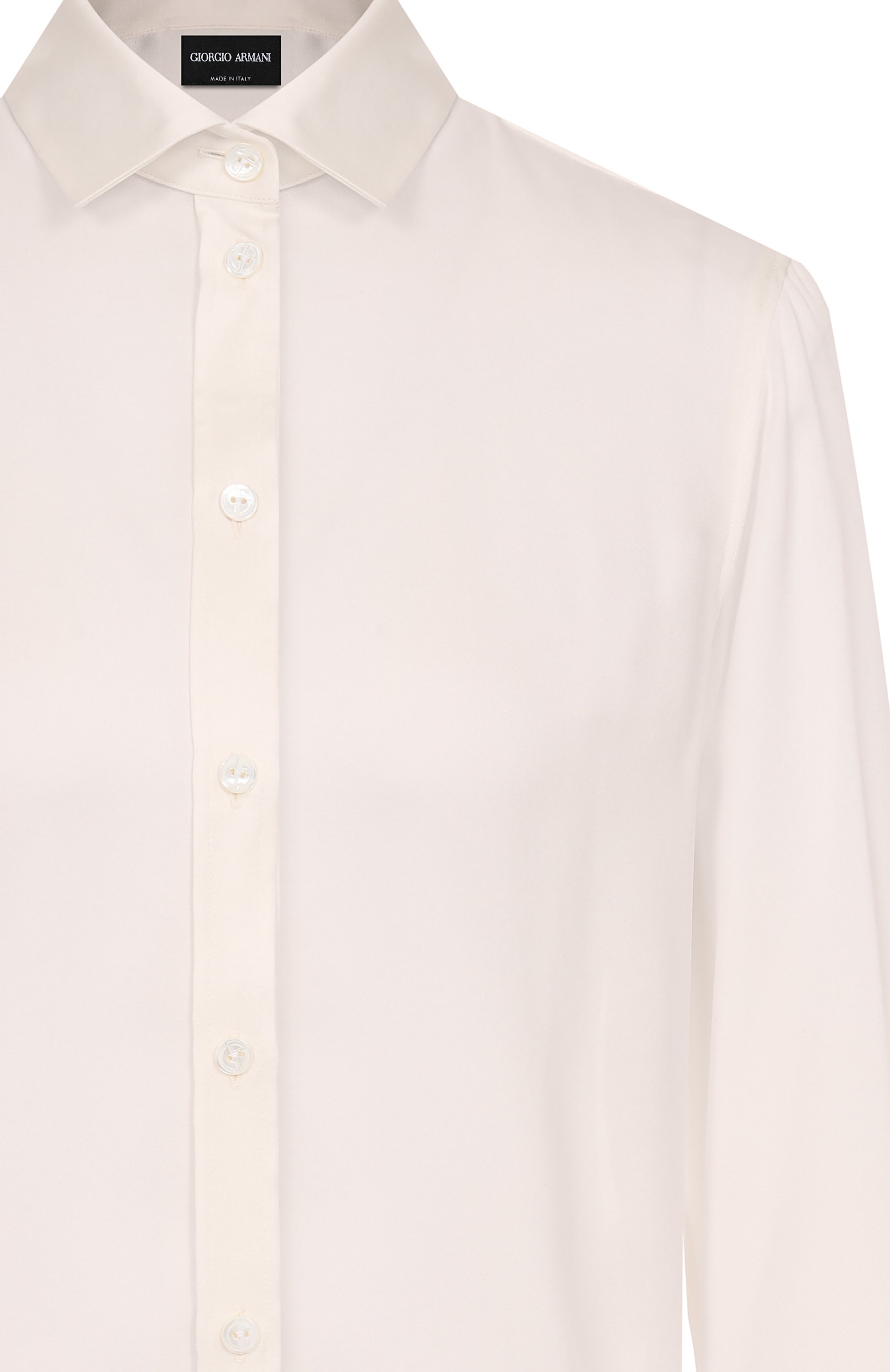 Шелковая блузка GIORGIO ARMANI белого цвета по цене 215000 руб., арт. 2CHCC04G/T0021, фото 6 Шелковая блузка GIORGIO ARMANI, арт. 2CHCC04G/T0021, фото 6