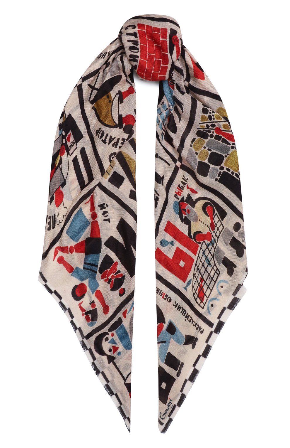 Платок алфавит GOURJI, арт. T21ALPHAVR10R, фото 1