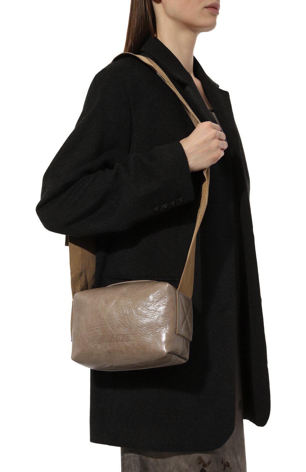 Сумка UMA WANG темно-бежевого цвета по цене 74000 руб., арт. UB0032, фото 2 Сумка UMA WANG, арт. UB0032, фото 2