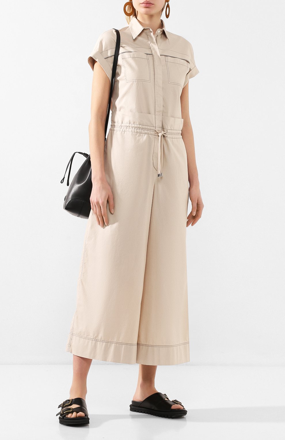 Хлопковый комбинезон BRUNELLO CUCINELLI, арт. ML680FK799, фото 2