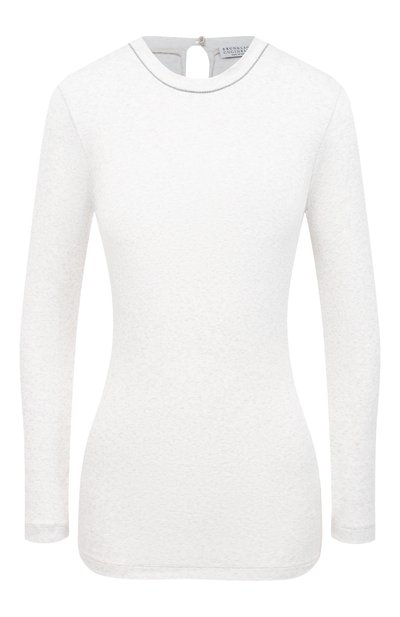 Женская хлопковый лонгслив BRUNELLO CUCINELLI, арт. M0TC8BJ300