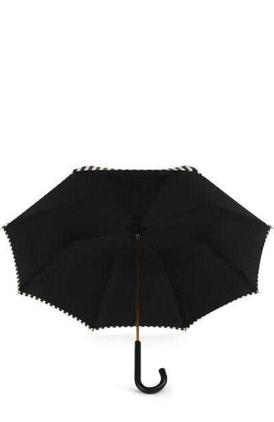 Зонт-трость PASOTTI OMBRELLI, арт. 189/RAS0 PLATINTEX/34 NER0/PELLE, фото 3