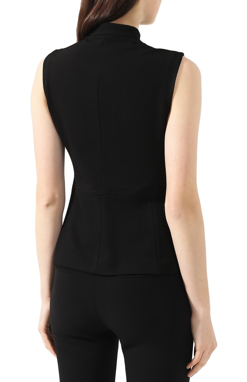 Жилет GIORGIO ARMANI черного цвета по цене 99500 руб., арт. 3HAQ50/AJJXZ, фото 4 Жилет GIORGIO ARMANI, арт. 3HAQ50/AJJXZ, фото 4