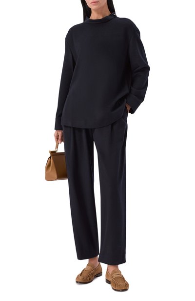 Женские брюки из шерсти и кашемира EMPORIO ARMANI, арт. EW004290/AF24421