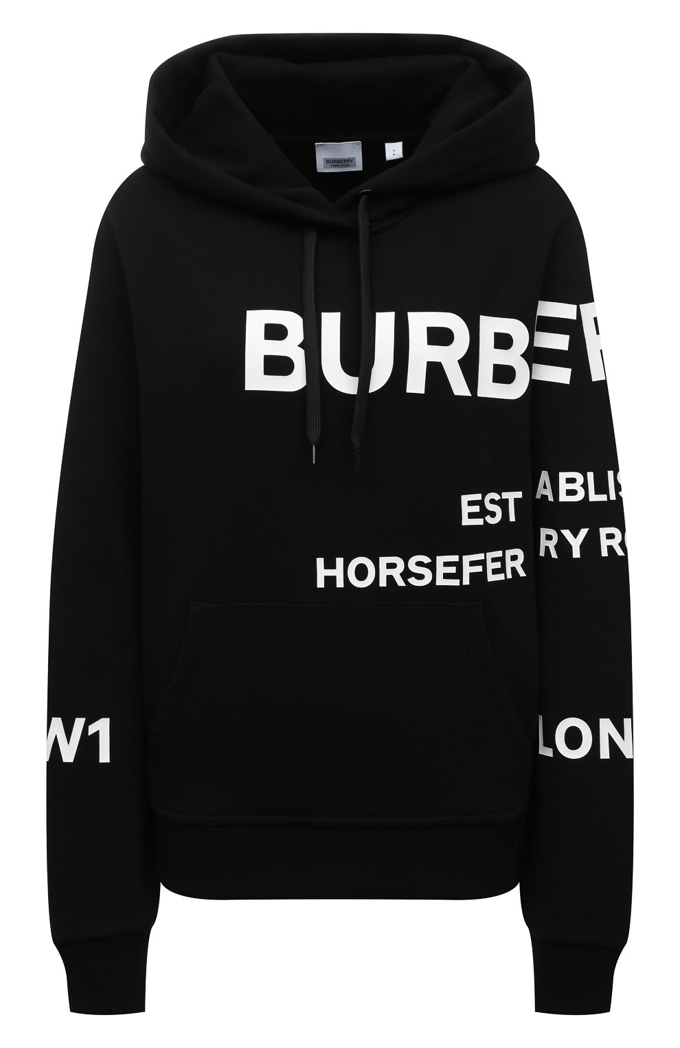 Хлопковое худи BURBERRY, арт. 8040767, фото 1