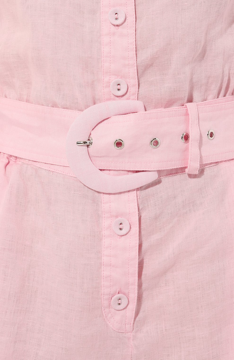 Льняной комбинезон MC2 SAINT BARTH розового цвета по цене 27500 руб., арт. HANNIEL/STBW/05834F, фото 5 Льняной комбинезон MC2 SAINT BARTH, арт. HANNIEL/STBW/05834F, фото 5