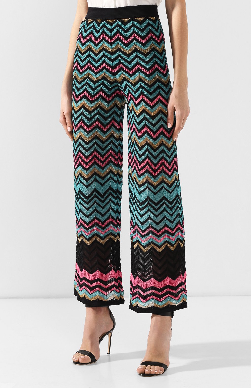 Брюки из смеси хлопка и вискозы M MISSONI, арт. 2DI00016/2K0008, фото 3