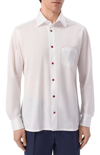 Хлопковая рубашка KITON, арт. UMCNERPH09665, фото 3