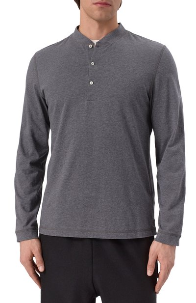 Хлопковый лонгслив-хенли BRUNELLO CUCINELLI, арт. M0B131365, фото 3