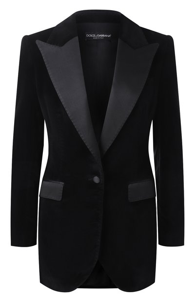 Женский бархатный жакет DOLCE & GABBANA, арт. F2942T/FUVG7
