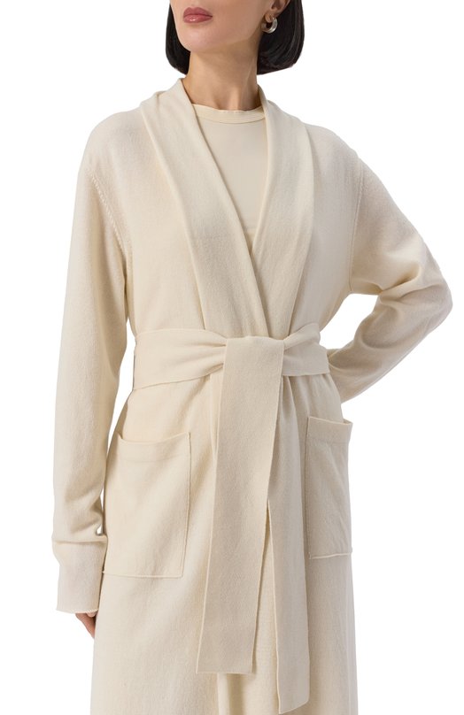 Кардиган из кашемира Jil Sander J40GP0039/J13204 Кремовый  J40GP0039/J13204 Фото 5