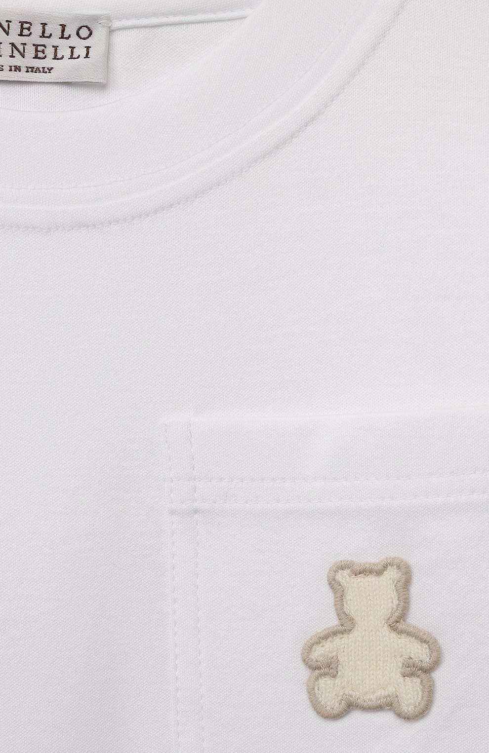 Хлопковая футболка BRUNELLO CUCINELLI, арт. B0T61T199U, фото 3