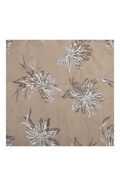 Шелковый платок BRUNELLO CUCINELLI темно-бежевого цвета по цене 45700 руб., арт. MF0U0008, фото 5 Шелковый платок BRUNELLO CUCINELLI, арт. MF0U0008, фото 5