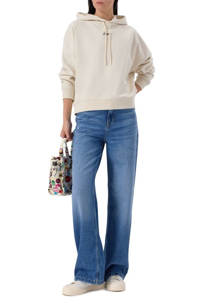 Хлопковое худи BOSS ORANGE, арт. 50547572, фото 2