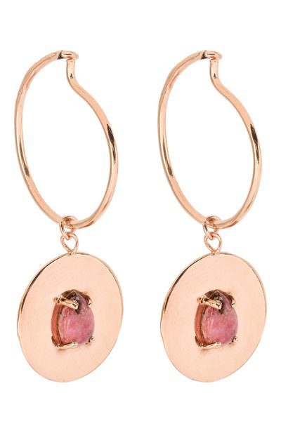 Серьги с родонитом: близнецы MOONKA, арт. in-er-rdn, фото 3